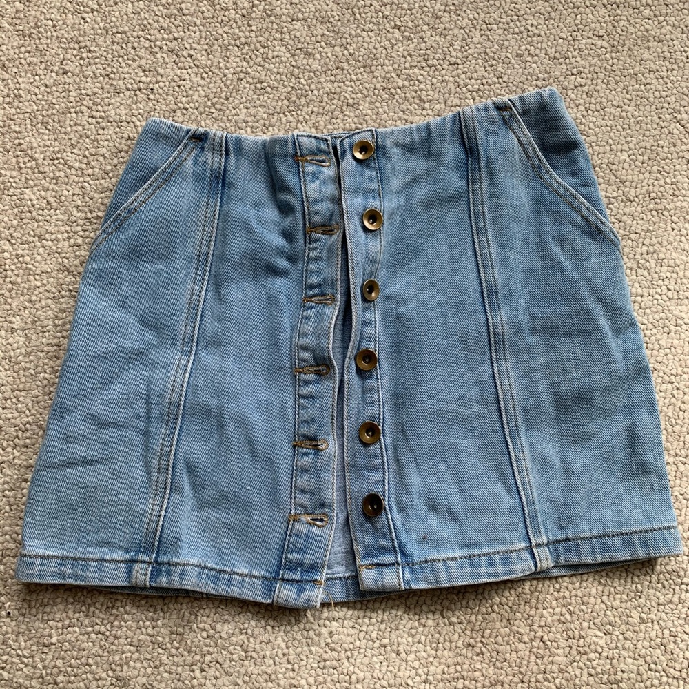 Mini Denim Skirt